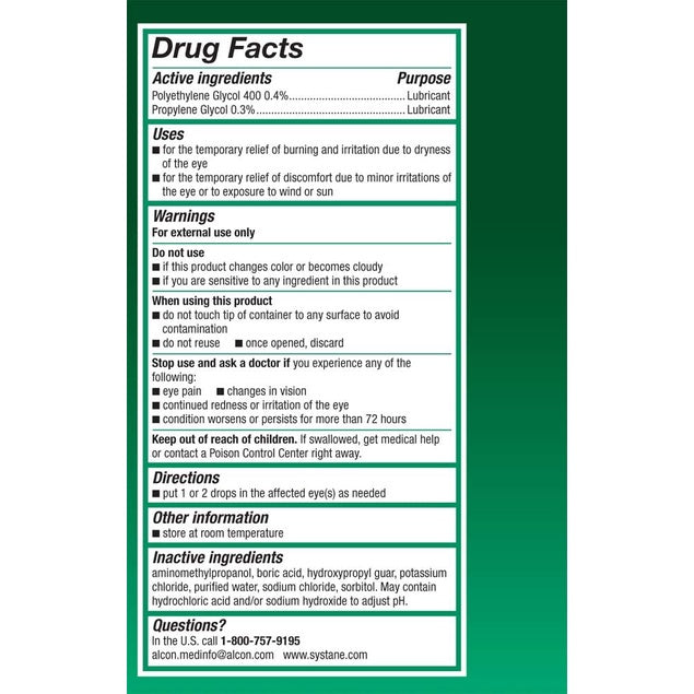 Systane Ultra PF Lubricant Eye Drops, 60 Count (Pack of 1) PACKAGING MAY VARY