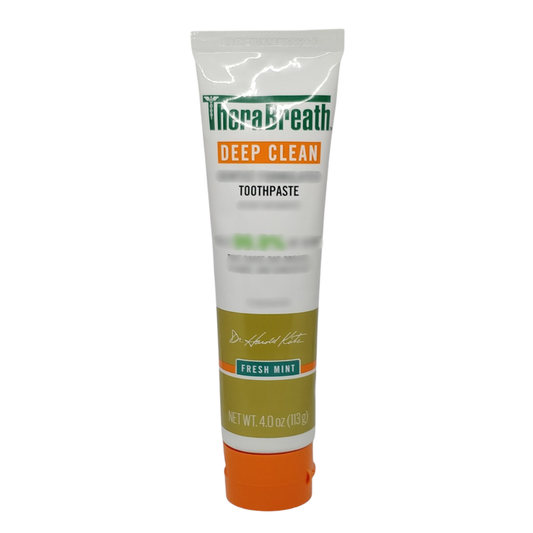 TheraBreath Deep Clean Fresh Mint Toothpaste, 4 oz / 113 g