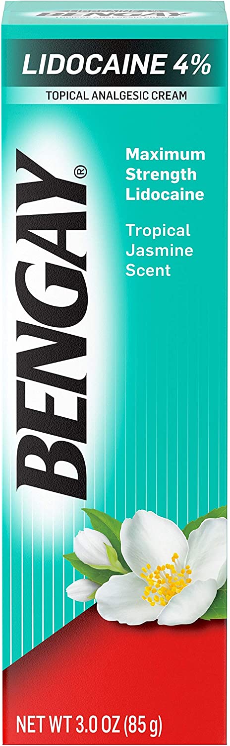 Bengay Topical Analgesic Cream Maximum Strength Tropical Jasmine Scent 3.0 oz/ 85g