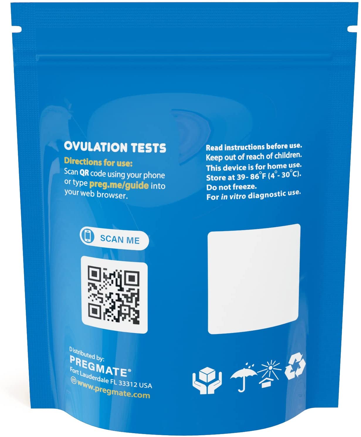 PREGMATE 50 Ovulation Test Strips Predictor Kit, 50 Test