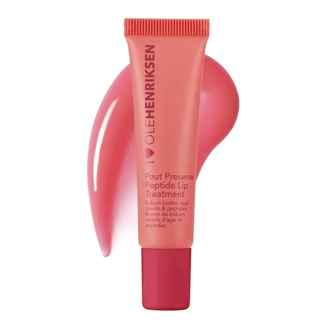Olehenriksen Pout Preserve Peptide Hydrating Lip Treament, Strawberry Sorbet, 12 ml / 0.4 fl. oz.