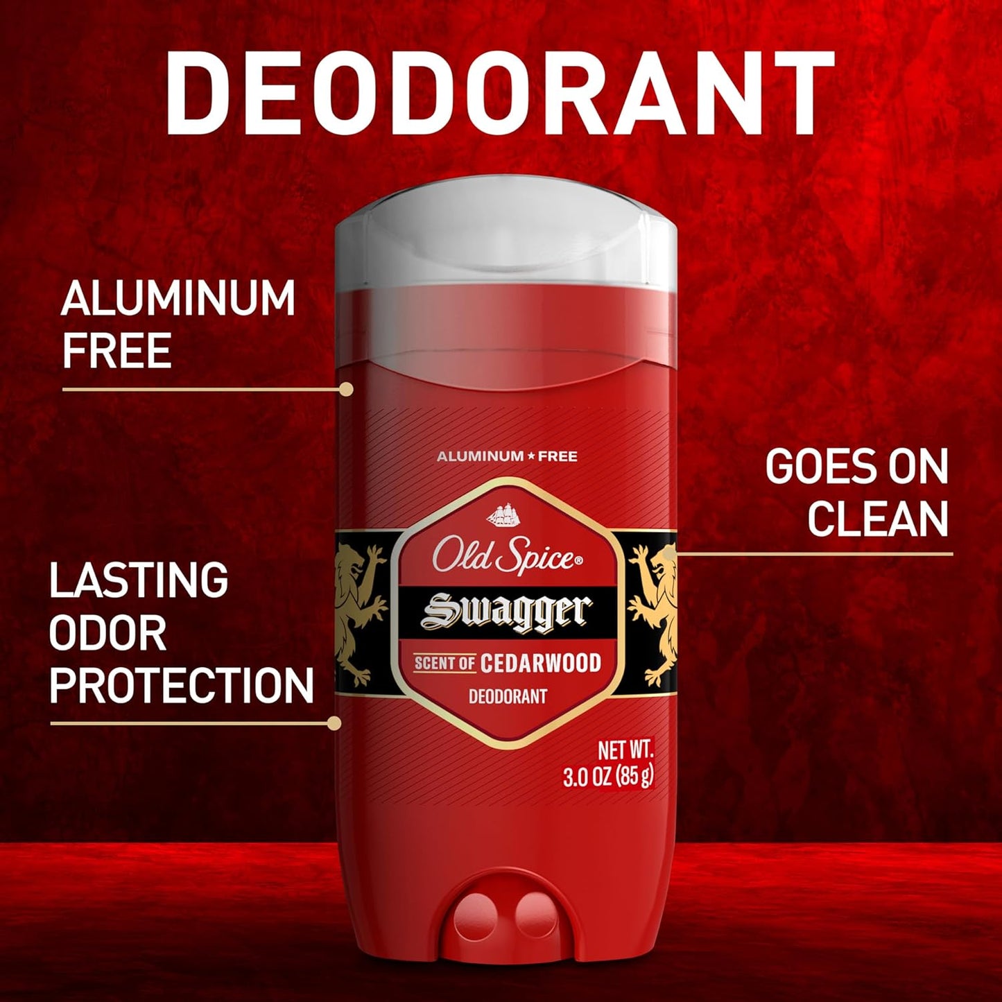 Old Spice Swagger Scent of Cedarwood Deodorant 85g