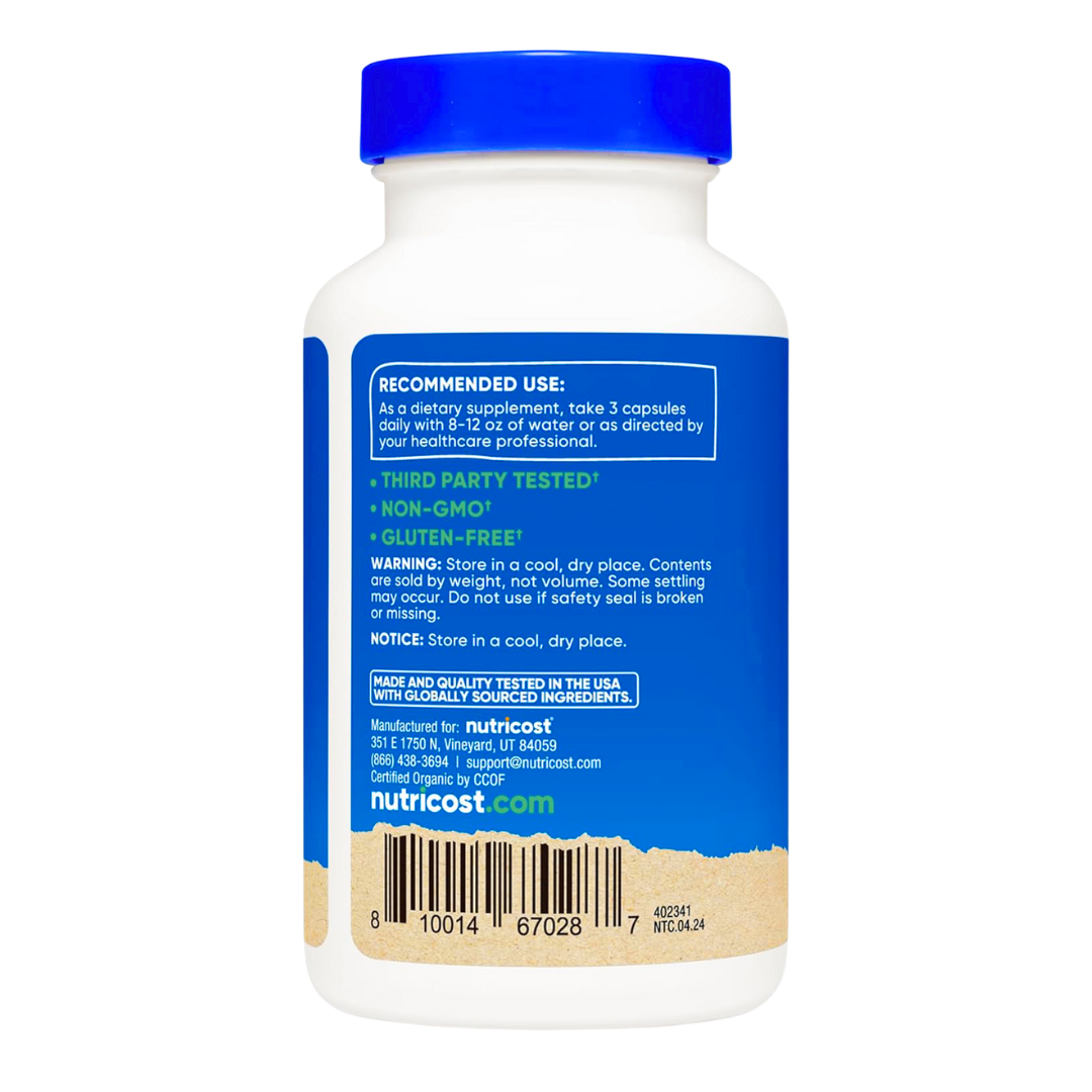 Nutricost Lion's Mane Mushroom 2100mg Supplement 90 Capsules