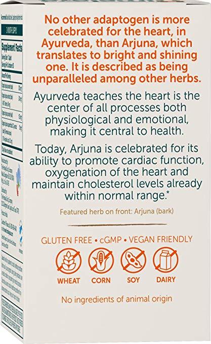 Himalaya Organic Arjuna 60 Caplets for Cholesterol, Blood Pressure & Healthy Heart Function