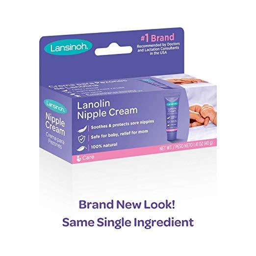 Lansinoh Lanolin Nipple Cream for Breastfeeding, 1.41 Ounce Tube