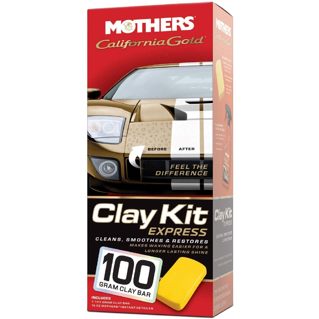 Mothers Gold Clay Car Kit (100 g)