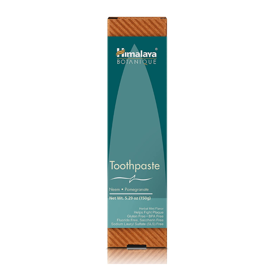 Himalaya Botanique Toothpaste Neem Pomegranate Herbal Mint Flavor 150g