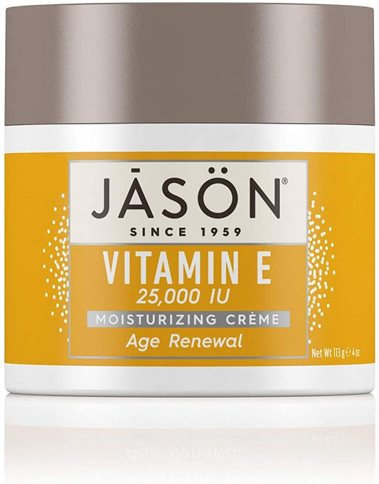 JASON Age Renewal Vitamin E 25,000 IU Moisturizing Creme, 4 oz