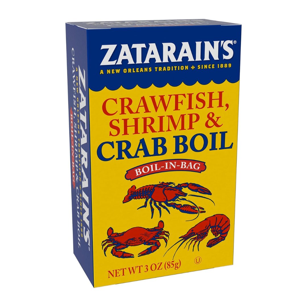 Zatarian's Crawfish, Shrimp & Crab Boil-In-Bag 85g (6 Pack)