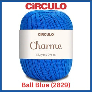 Circulo Yarns CHARME 100% Brazilian Virgin Cotton Yarn 433 yds / 396 m