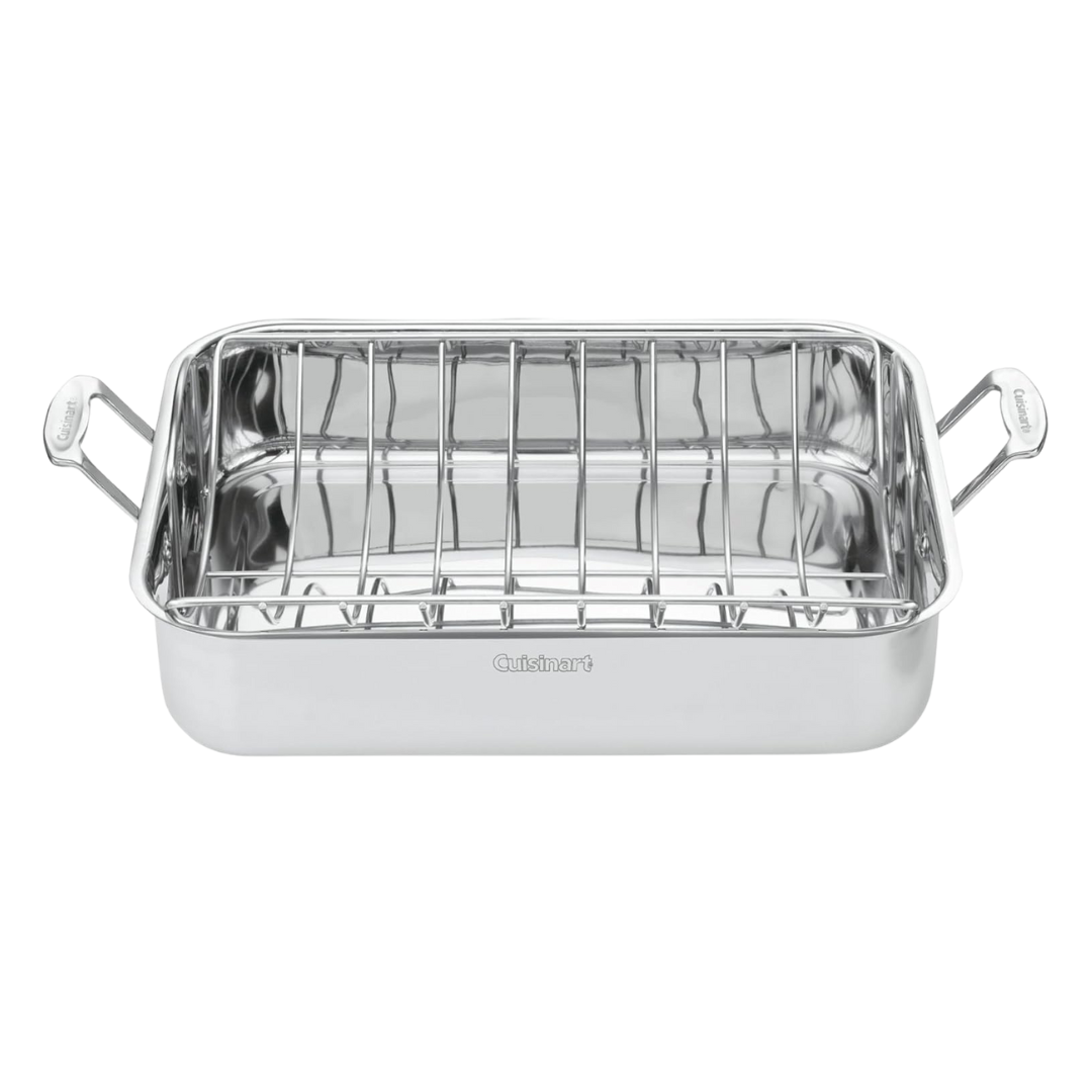 Cuisinart Chef's Classic Stainless Cookware 16" Roasting Pan with Rack