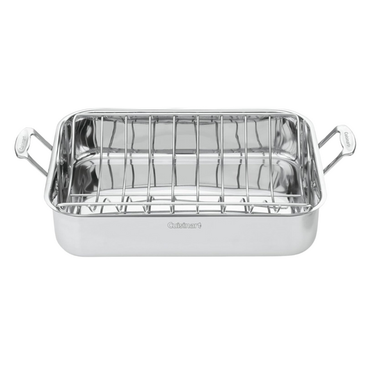 Cuisinart Chef's Classic Stainless Cookware 16" Roasting Pan with Rack