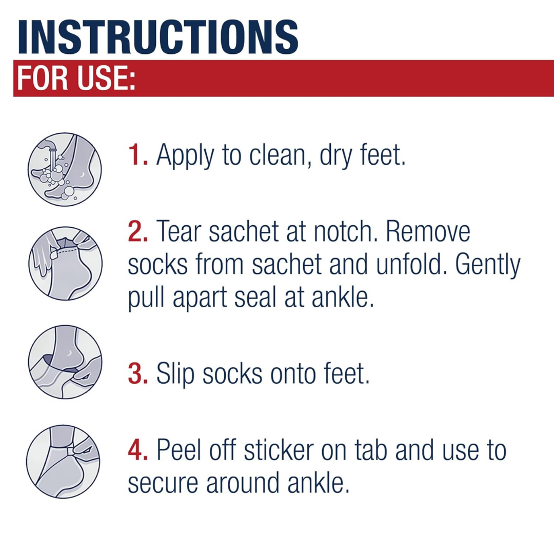 Aquaphor Repairing Foot Masks Advanced Therapy, 6 Pairs (Single Use Socks)