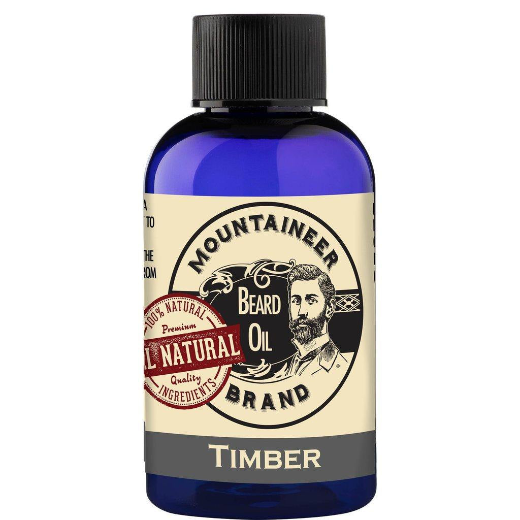 Mountaineer Brand 100% Natural Beard Oil Timber Scent, 2 fl.oz / 60ml