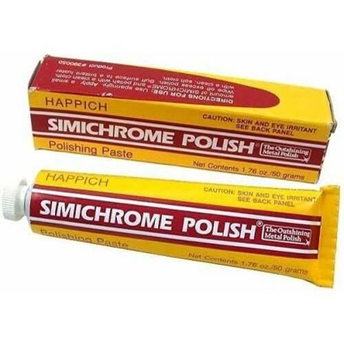 HAPPICH Simichrome Polishing Paste for Chrome, Silver, Aluminum, Brass 50 g
