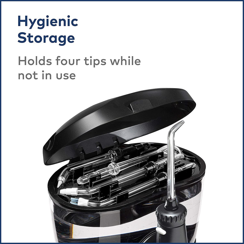 Waterpik Ultra Countertop Water Flosser Oral Irrigator, WP-112W Black