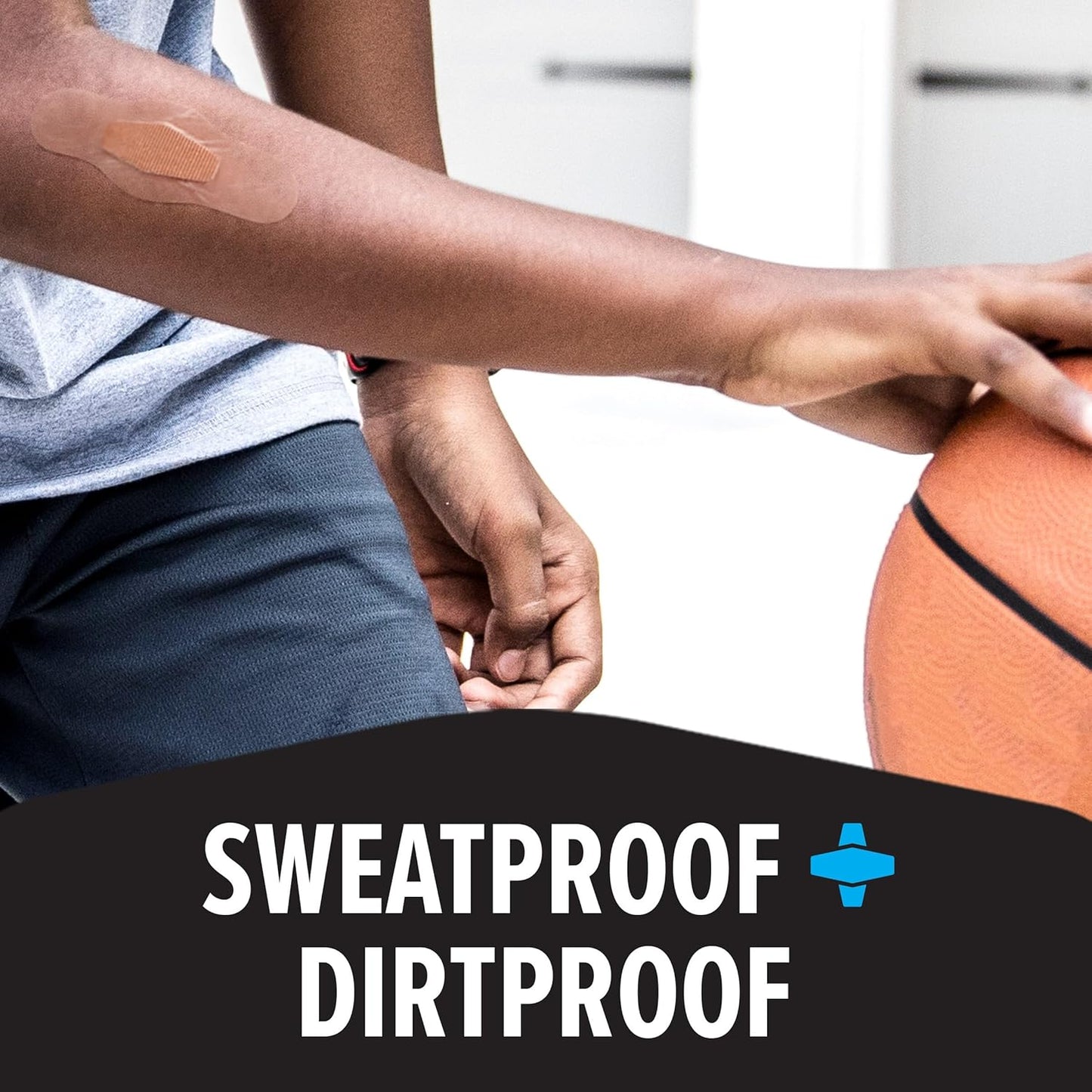 Nexcare Max Hold Waterproof Bandages, One Size, 60 Bandages