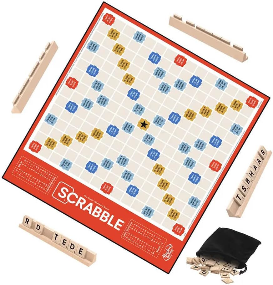 Hasbro Gaming The Classic Crossword Game Scrabble Ages 8+