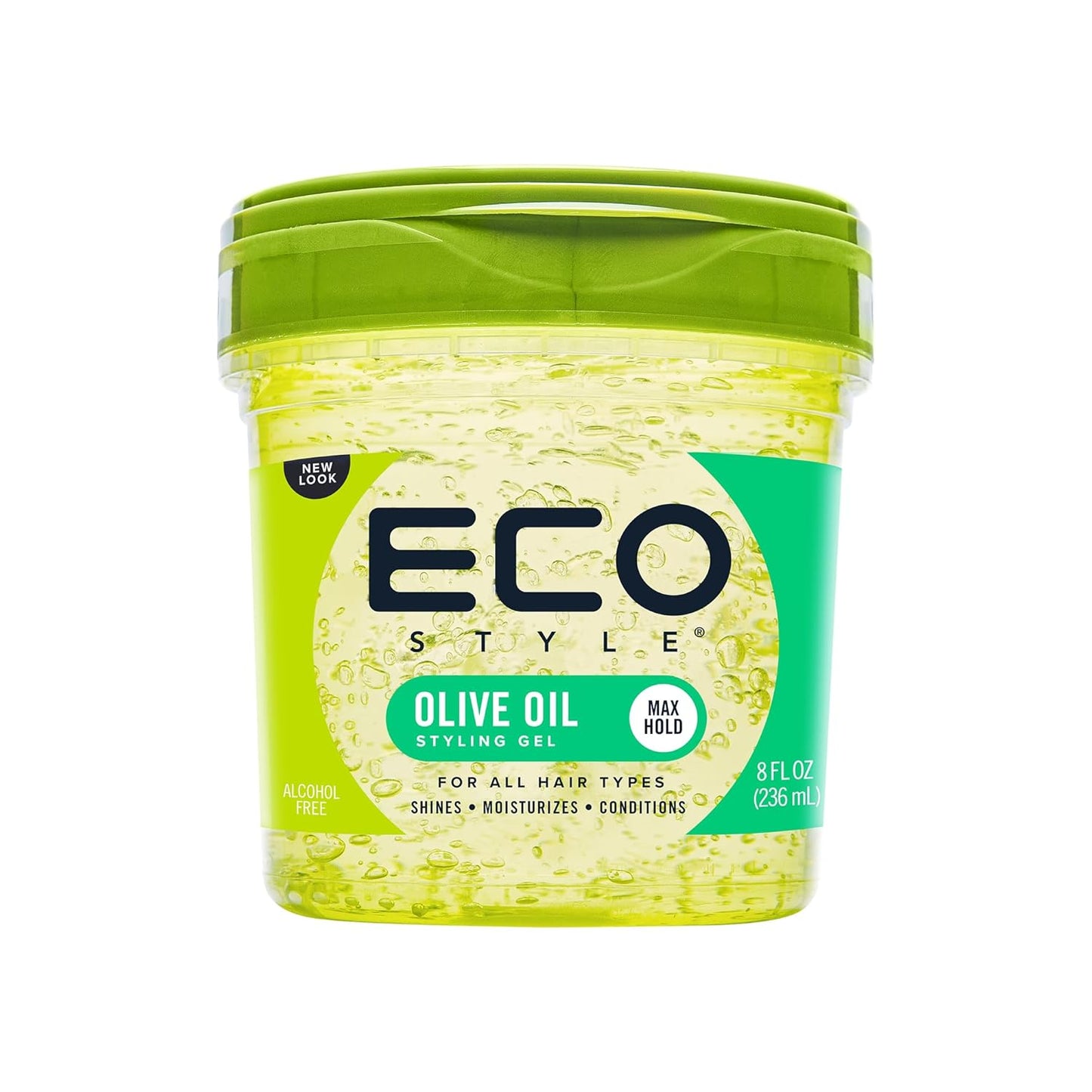 Eco Style Olive Oil Styling Gel Max Hold, 236 ml / 8 fl oz