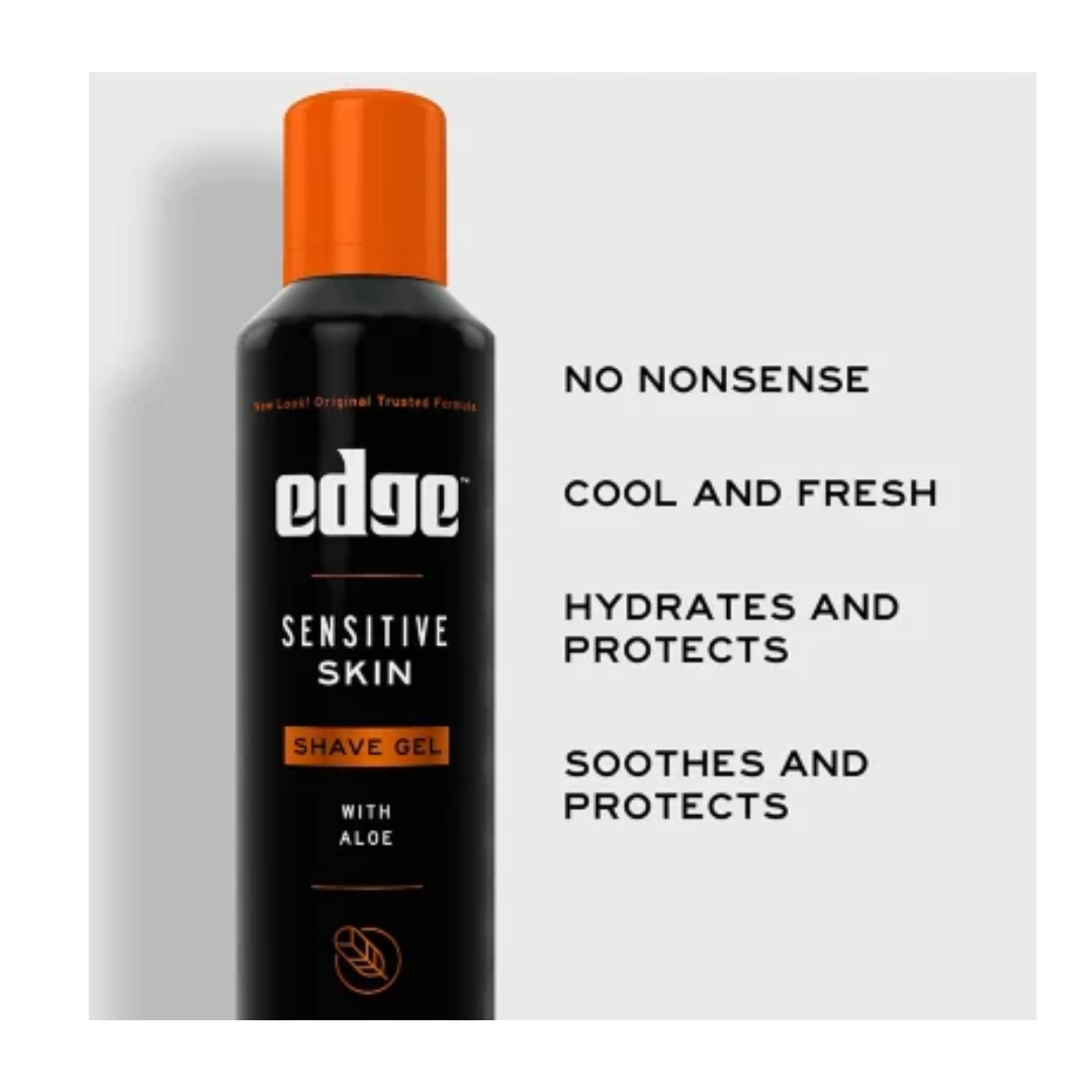 Edge Shave Gel With Aloe Sensitive Skin For Men