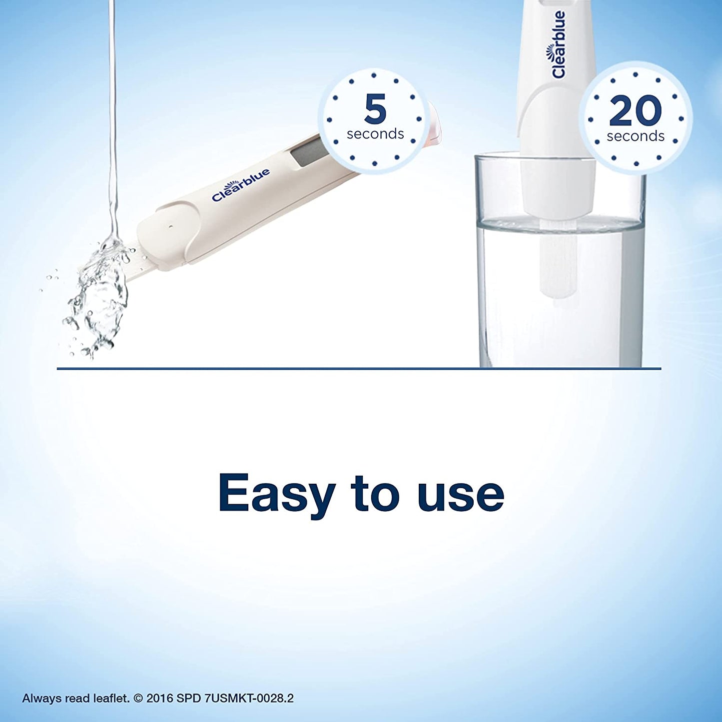 ClearBlue Digital Pregnancy Test, 5 Days Result with Smart Countdown, 5 Tests