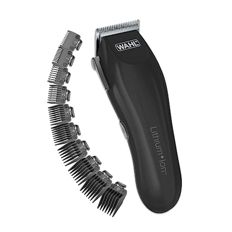 Wahl Rechargeable Hair Clipper Lithium Ion Model 79608 Hair Cutting Kit Premium Finishing Tools