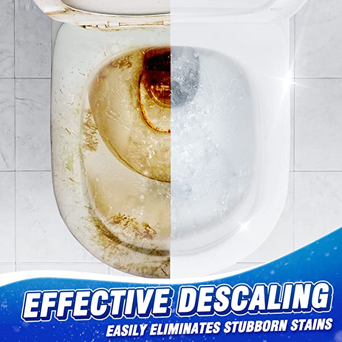 Vacplus Automatic Toilet Bowl Cleaner Bleach Descale Deodorize 20g