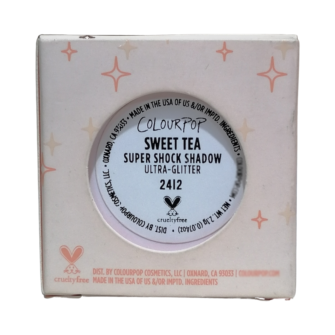 ColourPop Super Shock Shadow Ultra-Glitter Sweet Tea 2412, 2.1 g / 0.074 oz
