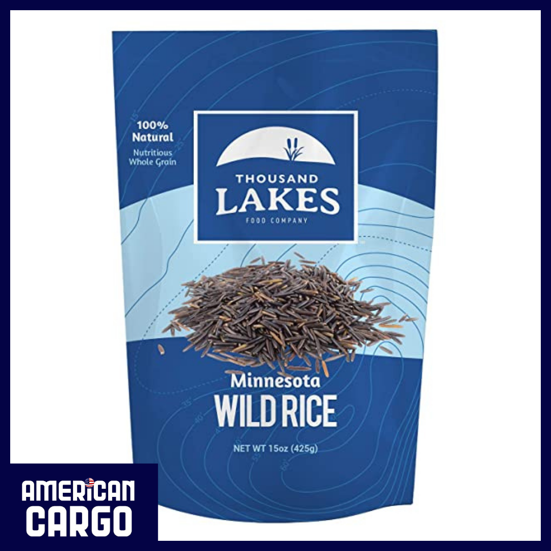 Thousand Lakes Minnesota Grown 100% Wild Rice All Natural - 15 Oz/500 Grams
