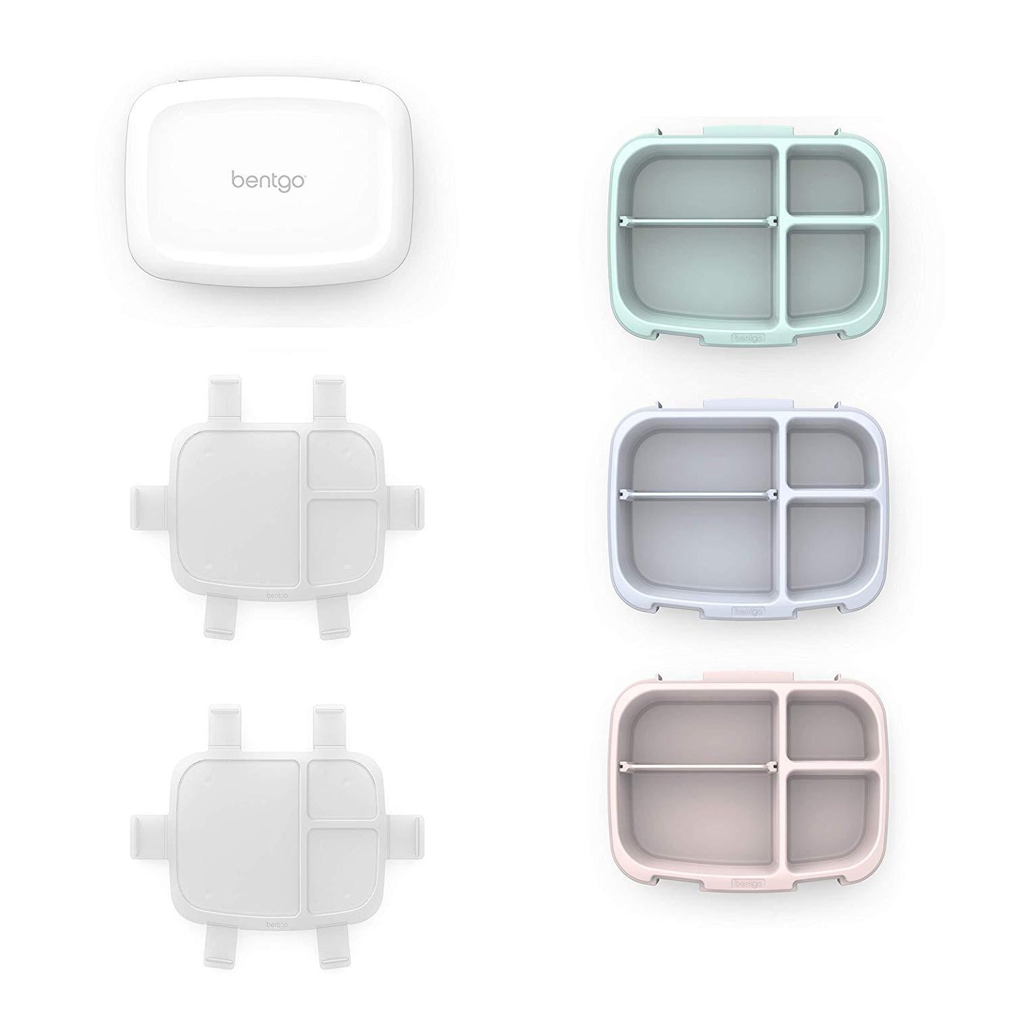 Bentgo Fresh 3-Meal Prep Pack Versatile Compartment Lunch Box 1 Set