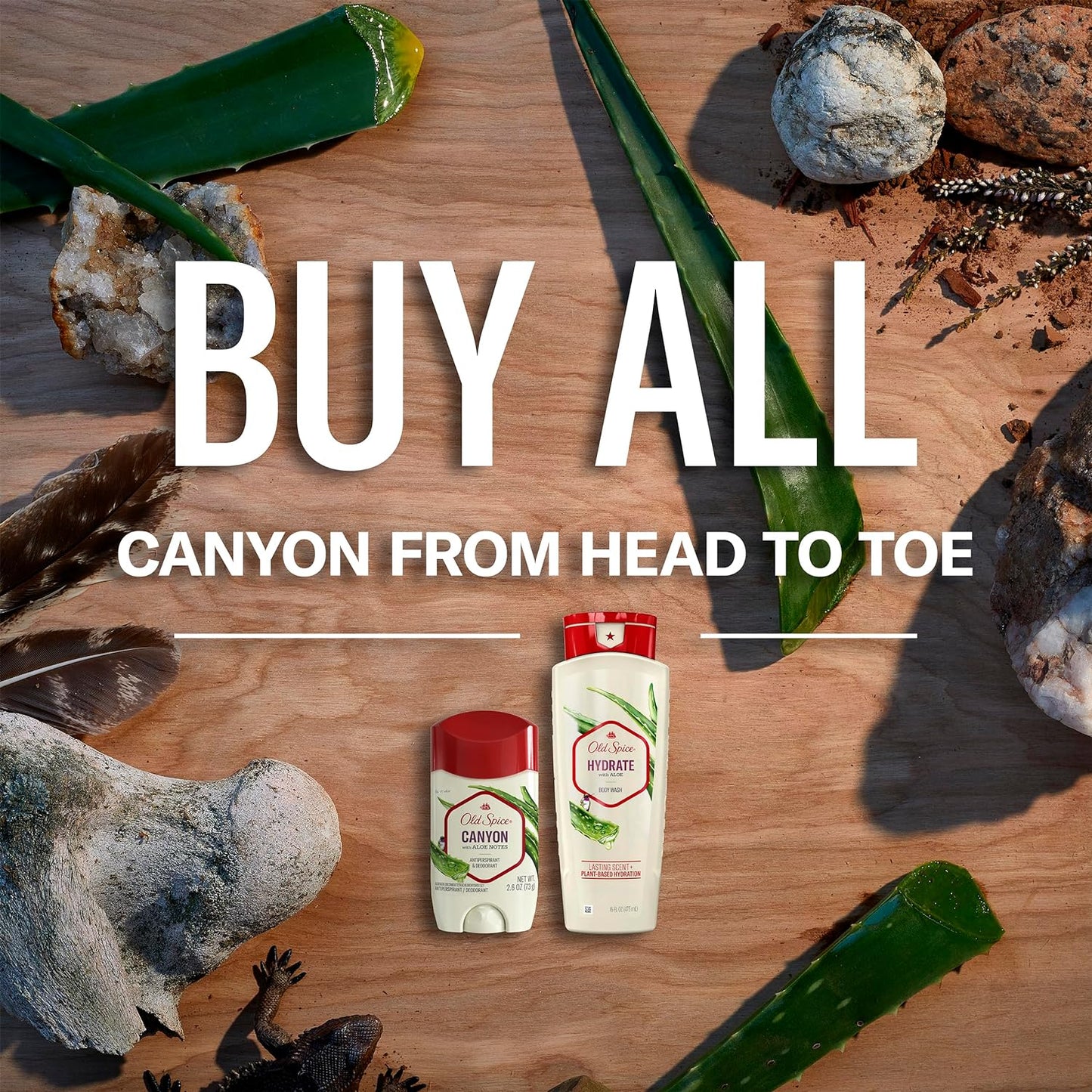 Old Spice Canyon with Aloe Notes Antiperspirant & Deodorant 73g