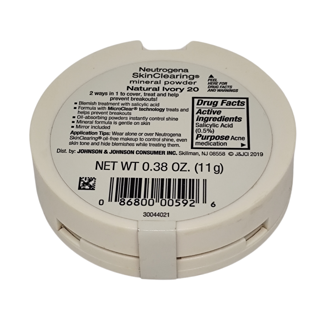 Authentic Damaged Neutrogena Mineral Powder Foundation