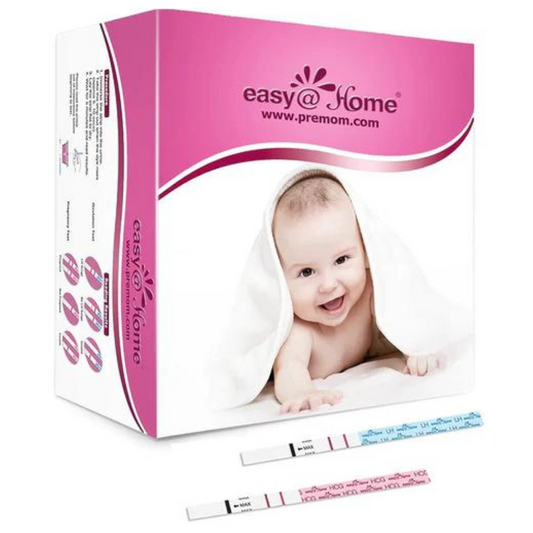 Easy at Home 40 Ovulation and 10 Pregnancy Test Strips, Combo Kit