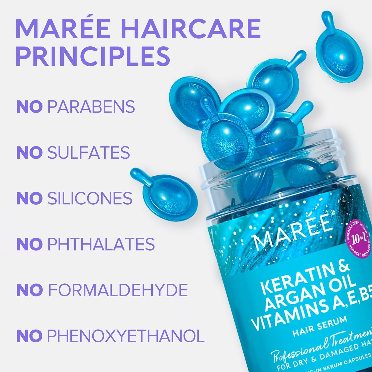 Maree Healthy Hair Start Here Keratin & Vitamins Superfoo Hair Complex 30 Capsules