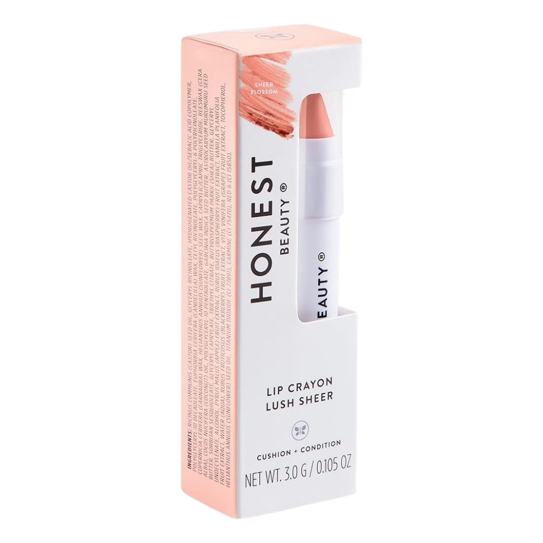 Honest Beauty Lip Crayon Lush Sheer Blossom, (3.0 g / 0.105 oz)