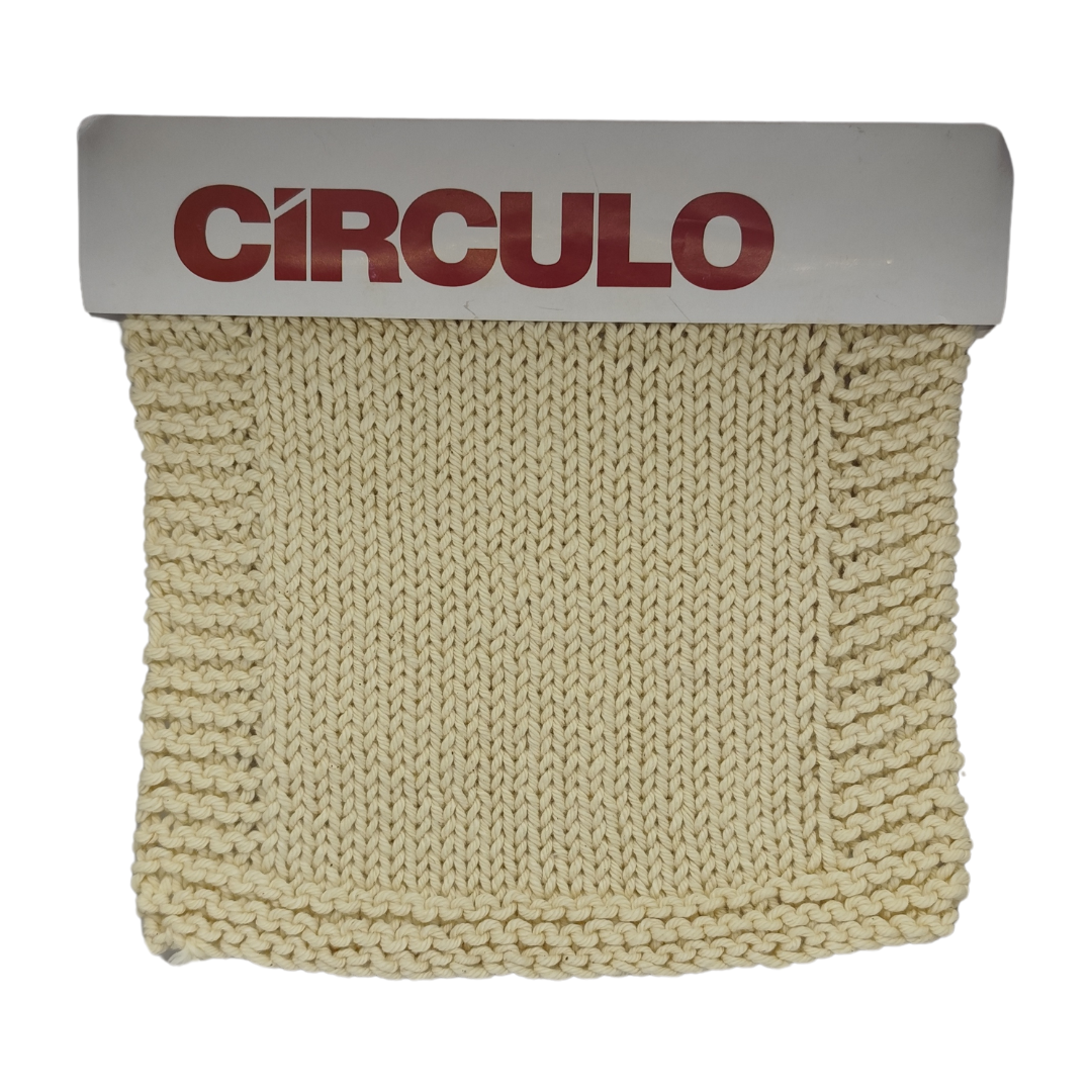 Circulo Barroco Natural Code Knitting Pattern Sample