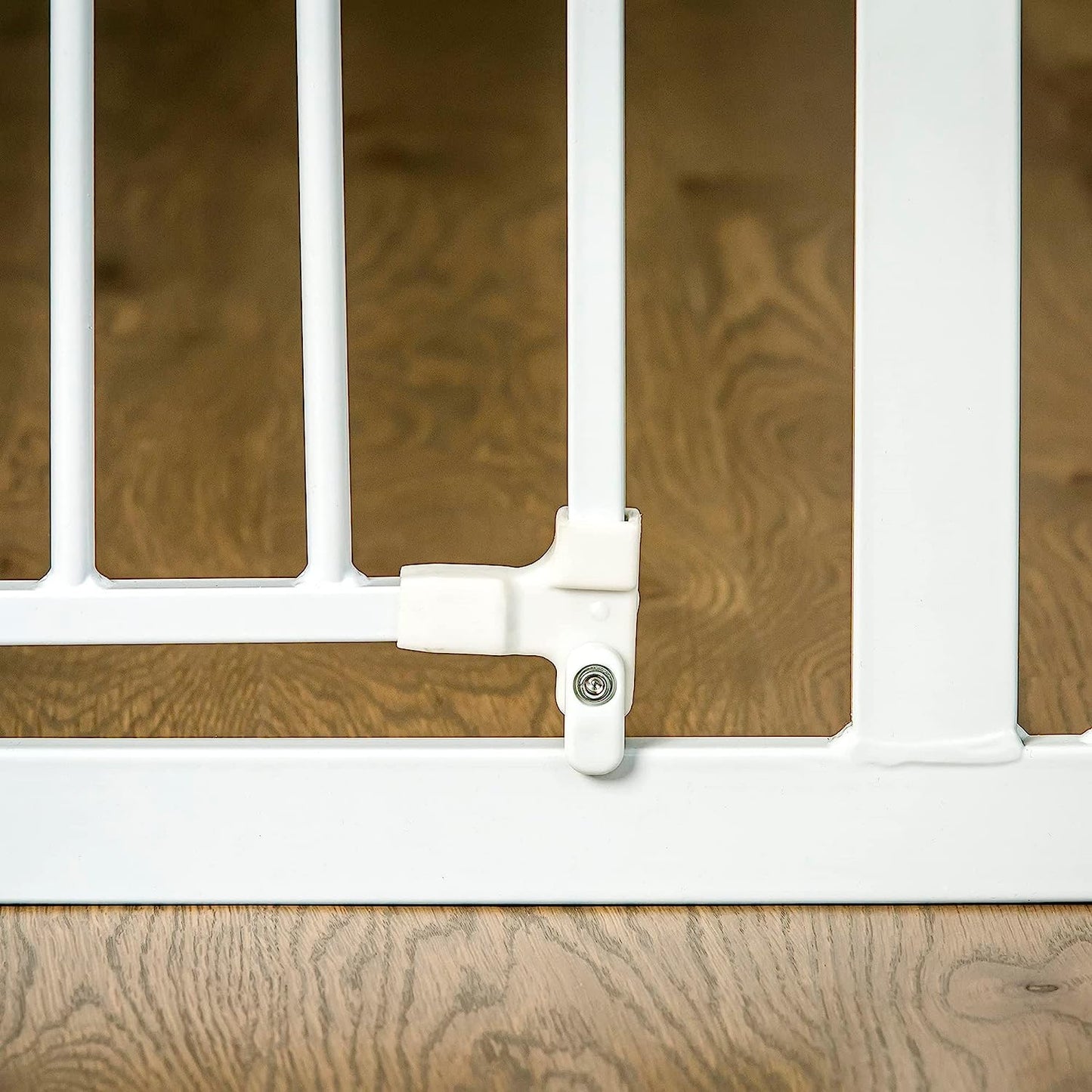 Regalo Walk Thru Baby Gate 38.5 Inch Wide (Includes 6 Inch Extension Kit, Pressure Mount Kit, Wall Cups)