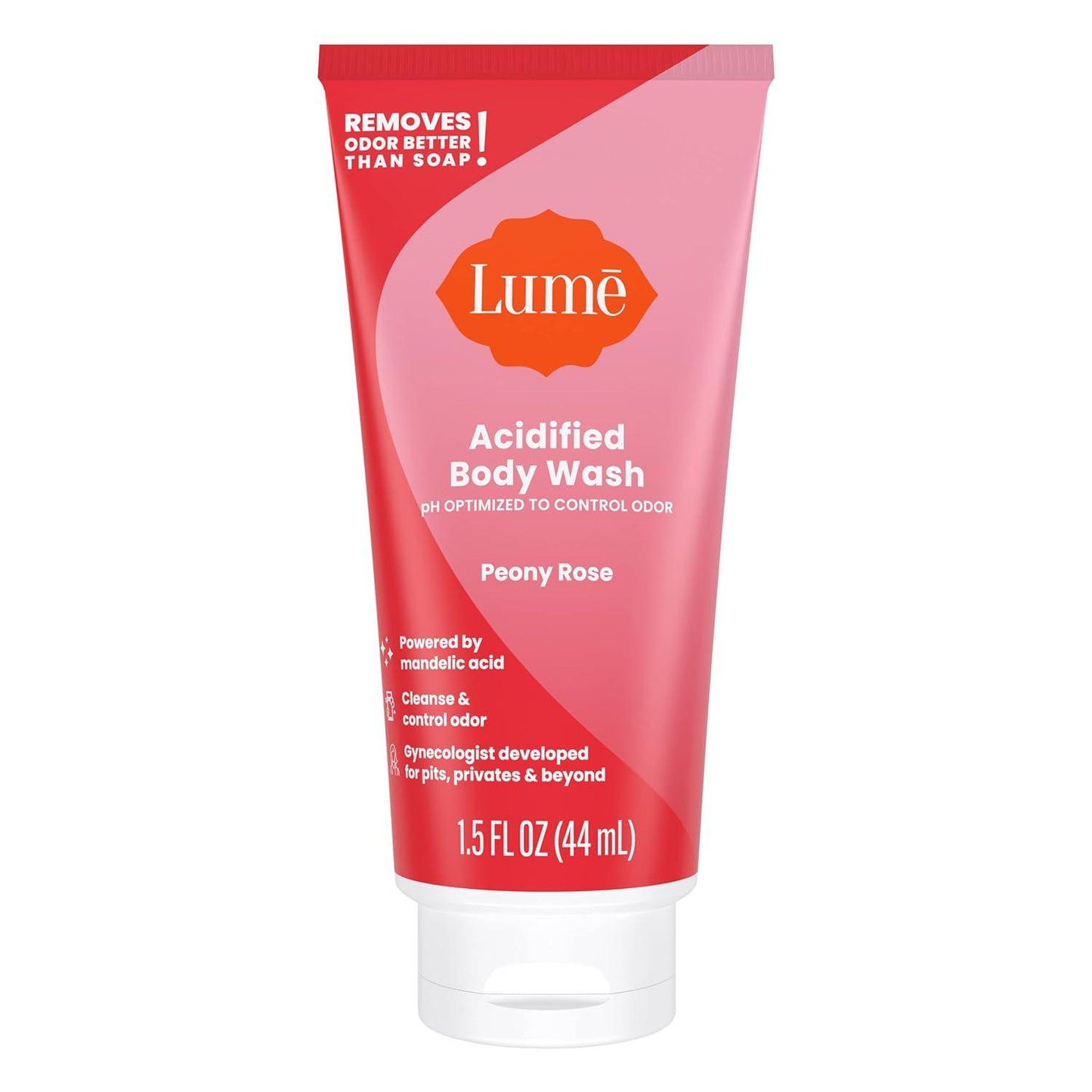 Lume Acidified Body Wash Control Odor 1.5 fl oz (44ml)