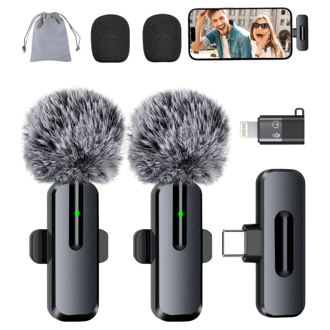 ZOPPLM Wireless Mini Microphone for iPhone