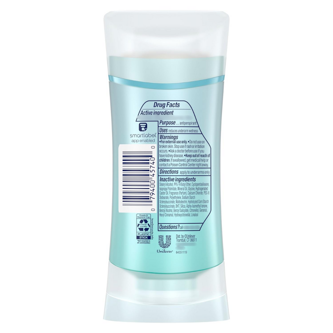 Degree Advanced Antiperspirant Deodorant White Flowers & Lychee, 2.6 oz / 74 g