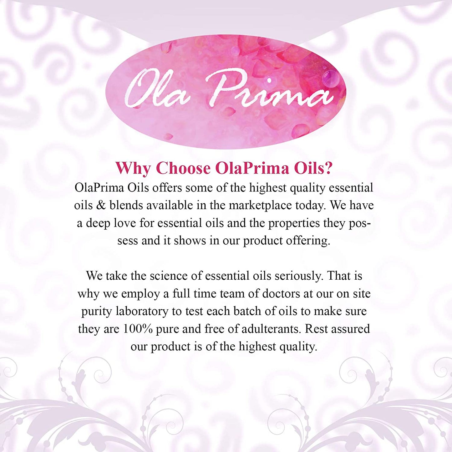 Ola Prima Premium Quality Essential Oil, Therapeutic Grade Bergamot Oil, 4 fl.oz / 118ml
