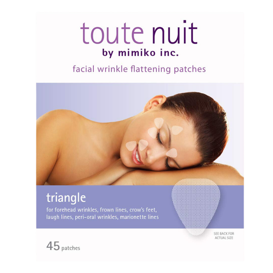 Toute Nuit Facial Wrinkle Flattening Patches Triangle 45pcs.