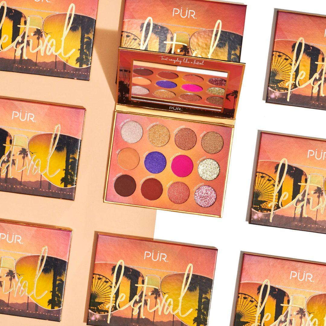 PUR Festival 12-Piece Pressed Pigment Palette