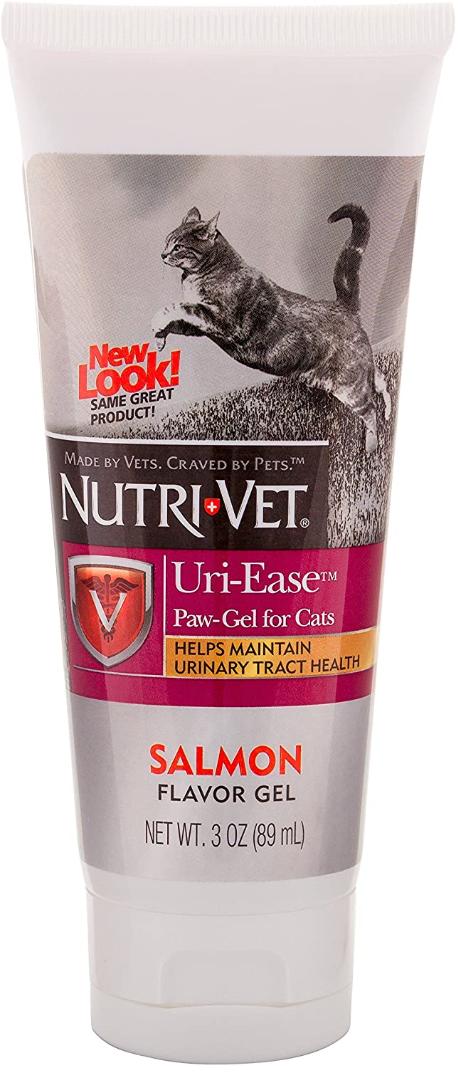 Nutri-Vet Multi-Vite Paw Gel for Cats Uri-Ease, 89 ml, Salmon Flavor Gel PACKAGING MAY VARY