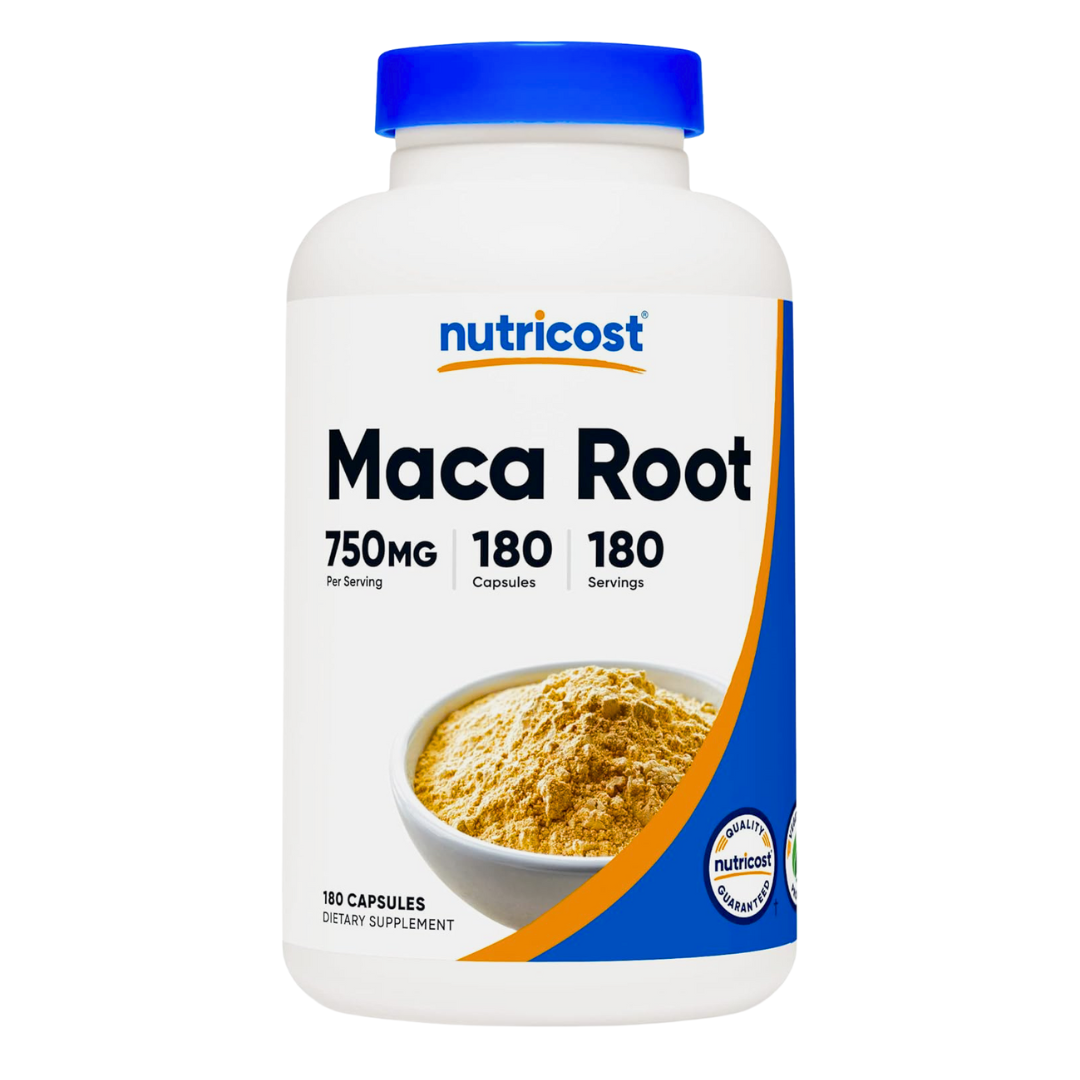 Nutricost Maca Root 750mg Supplement 180 Capsules