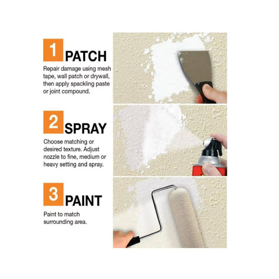 Homax Wall Texture Color Changing Spray For High Visibility 10 Oz / 284 g