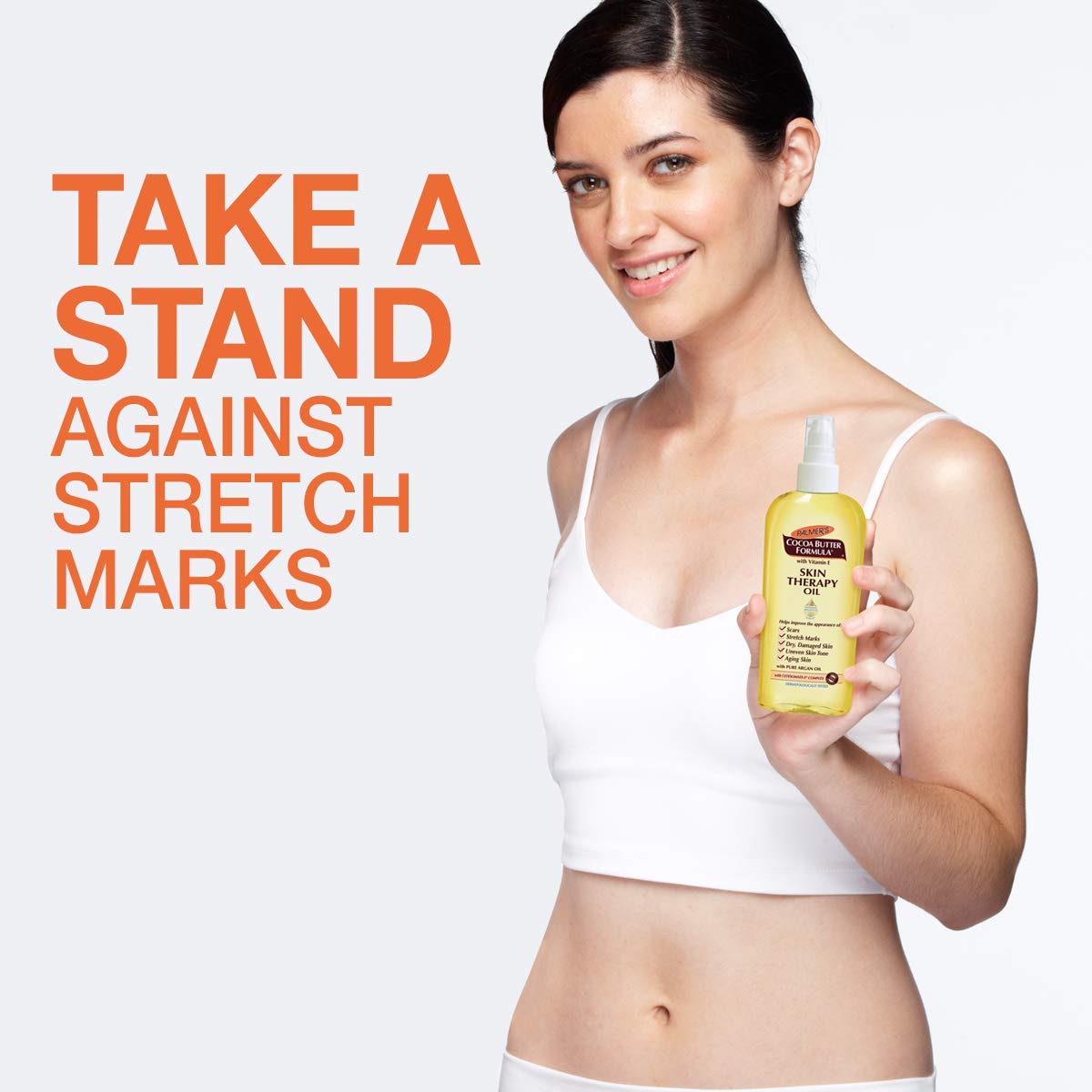 Palmer's Cocoa Butter Formula with Vitamin E & Pure Argan Oil Skin Therapy Moisturizing Body Oil, 5.1 fl.oz / 150 ml