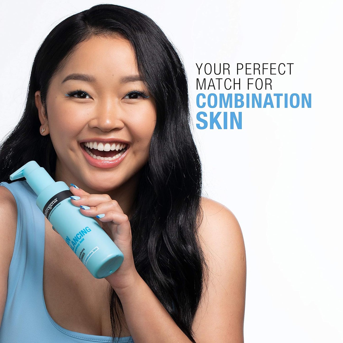 Neutrogena Skin Balancing  Purifying & Softening Gel Cleanser, Normal And Combination Skin, 6.3 fl oz / 186mL