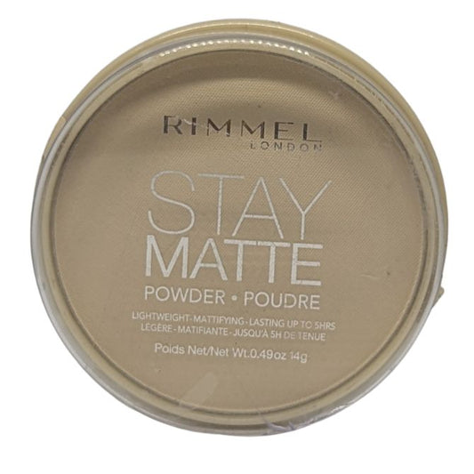 Rimmel London Stay Matte Pressed Powder 14g (Damaged Cap) - 001 TRANSPARENT