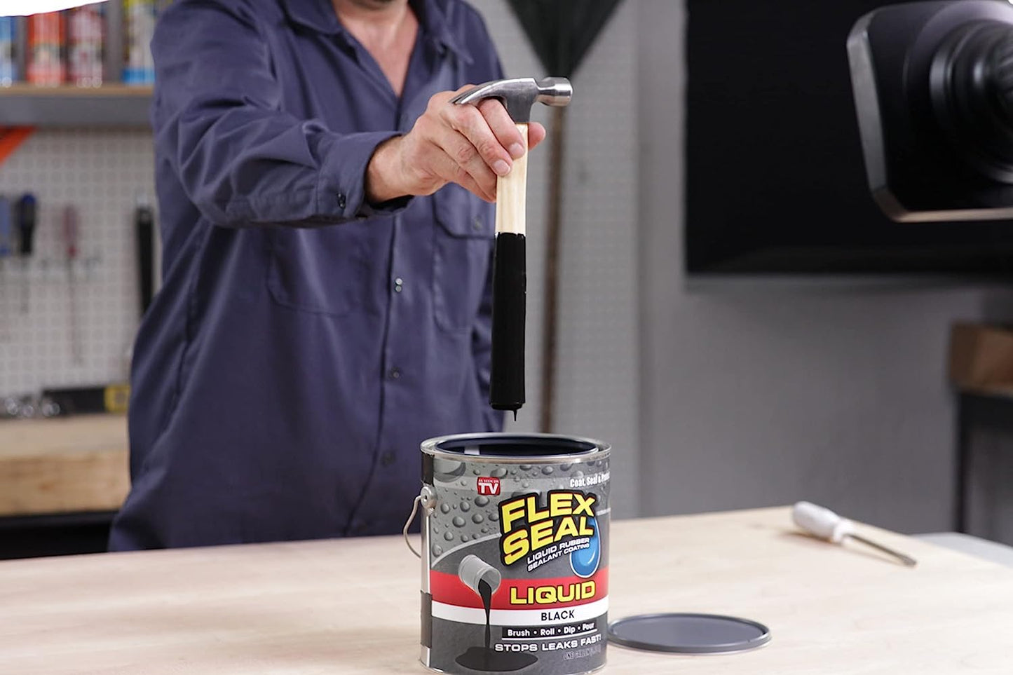 Flex Seal Liquid Rubber Sealant Coating Liquid Black - 945ml / 32 fl oz